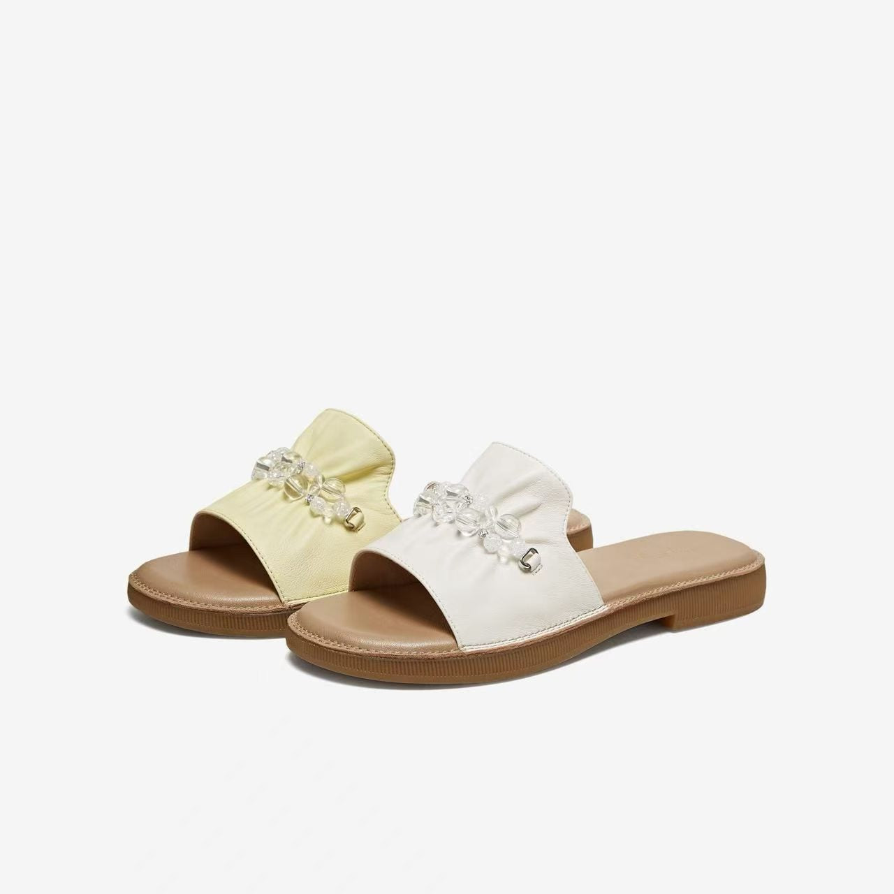 Bow Slide Sandal 黄色