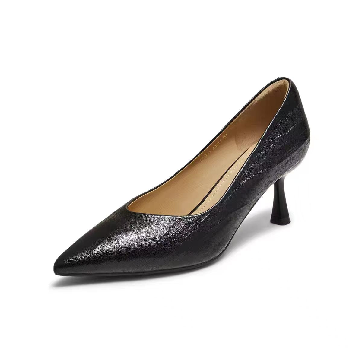 Noir Stiletto Heel Pumps - 棕色