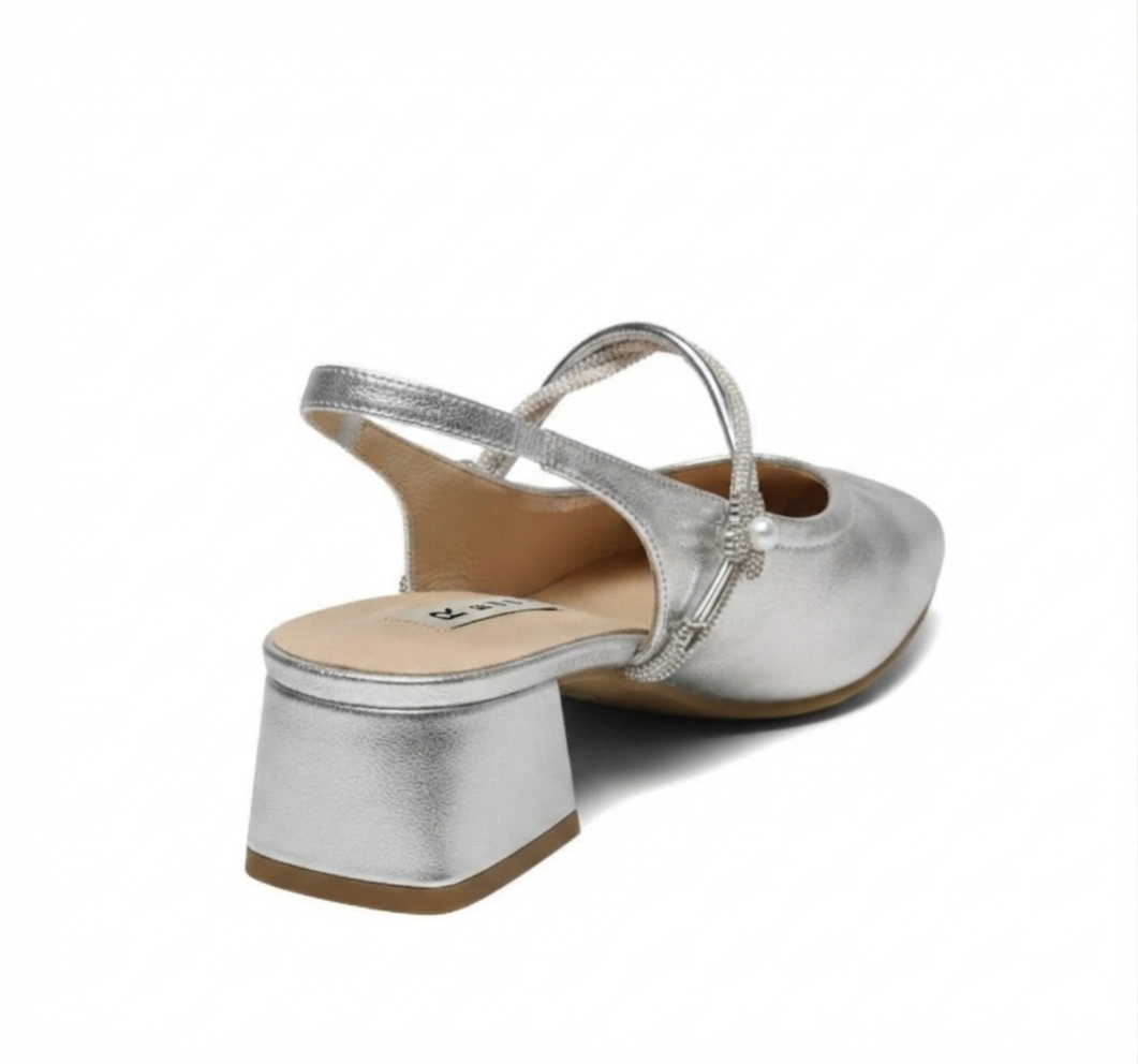 Slingback Block Heel Mary Jane